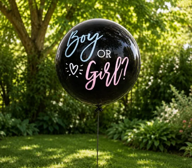 Classic Confetti Gender Reveal Balloon Antelope CA