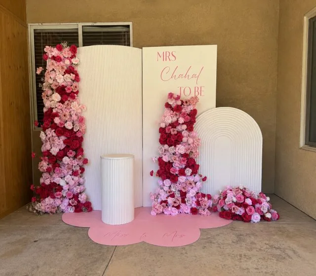 Bridal Shower Backdrop Styling Elverta CA