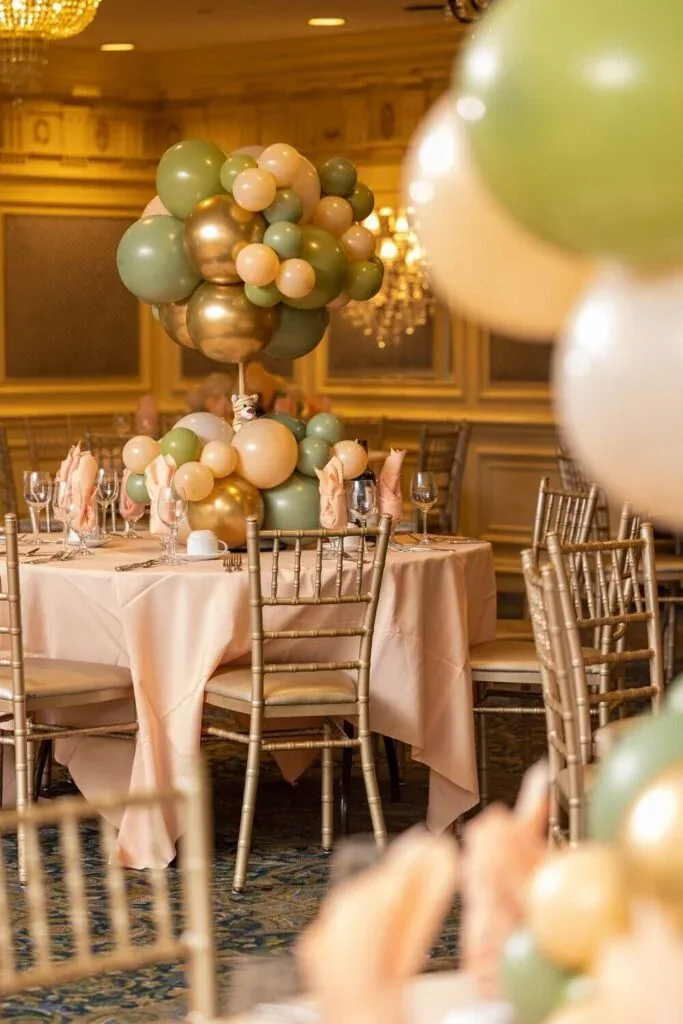 Grab and go balloon centerpiece in Sacramento CA