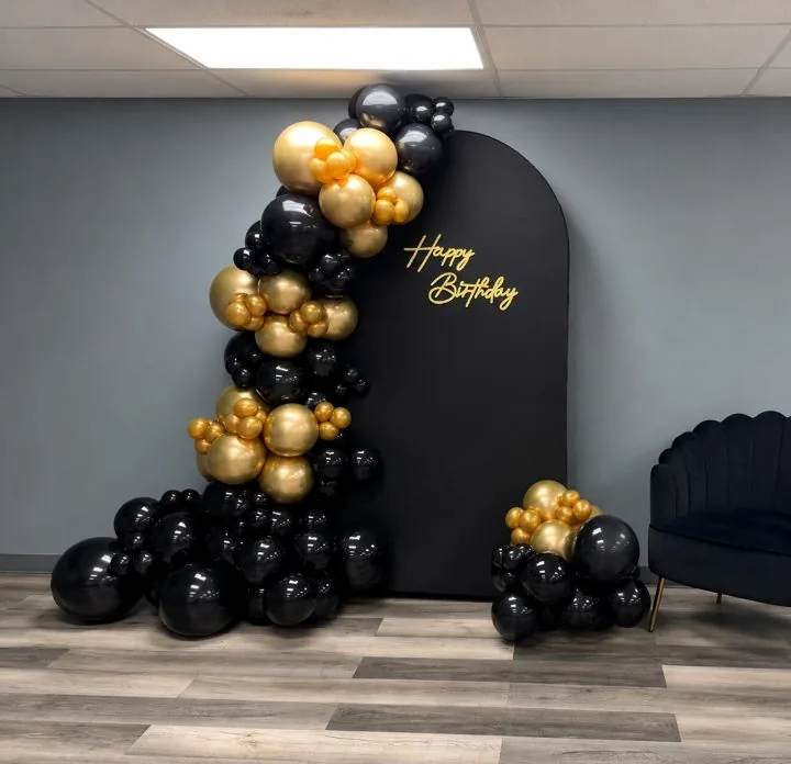 Birthday Balloon Decor in Granite Bay CA by Air Up Balloons