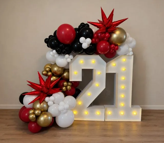 Marquee + Balloon Garland Granite Bay CA