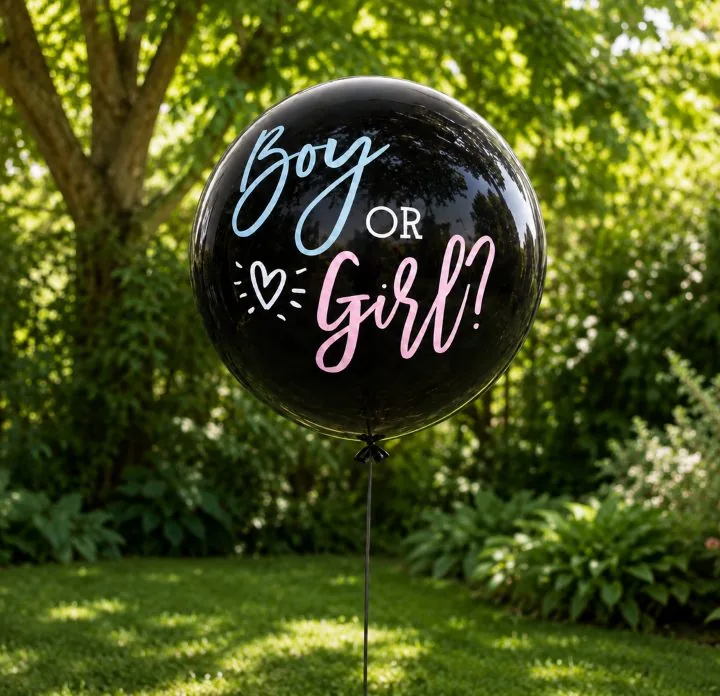 Gender Reveal Balloons in Granite Bay CA by Air Up Balloons