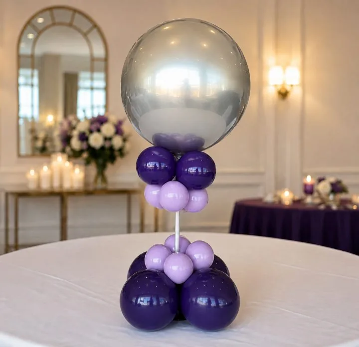 Balloon Centerpieces in North Highlands CA by Air Up Balloons