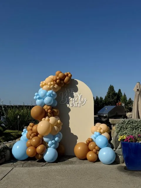 Baby shower balloon decoration in Sacramento CA