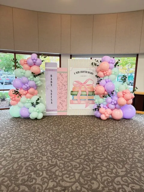 Baby shower balloon decoration in Sacramento CA