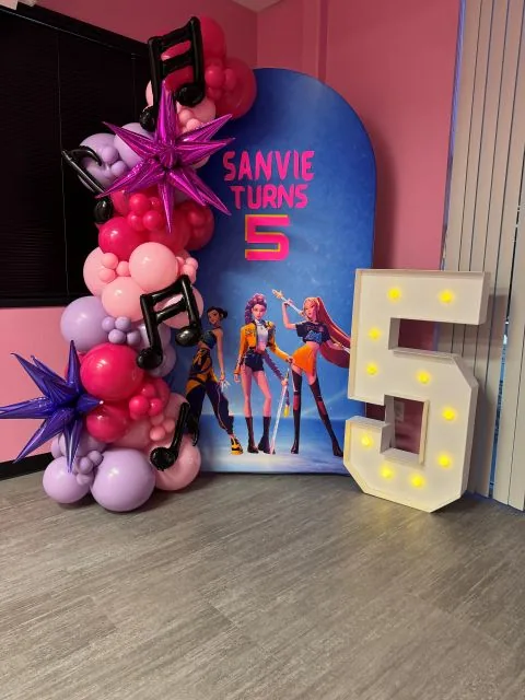 Birthday balloon decoration in Sacramento CA