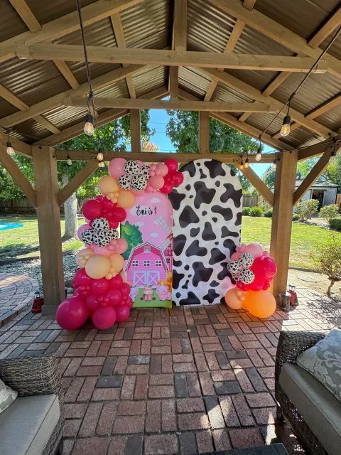 Birthday balloon decoration in Sacramento CA