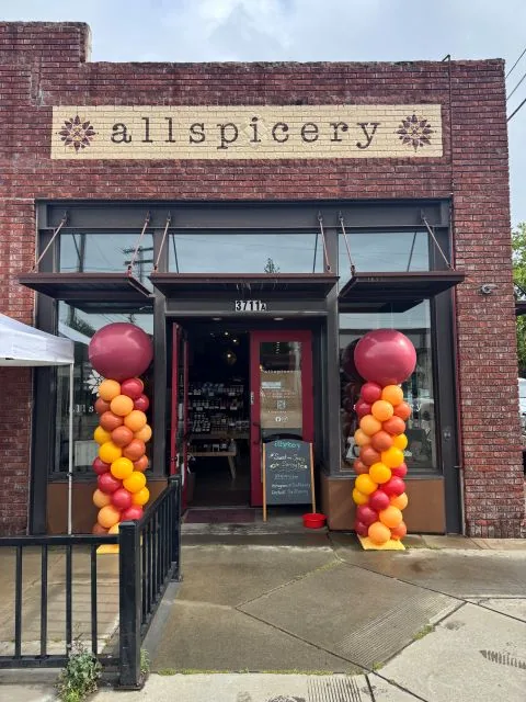 Corporate and grand opening balloon decor in Sacramento CA