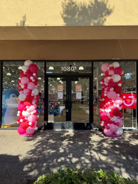 Corporate and grand opening balloon decor in Sacramento CA