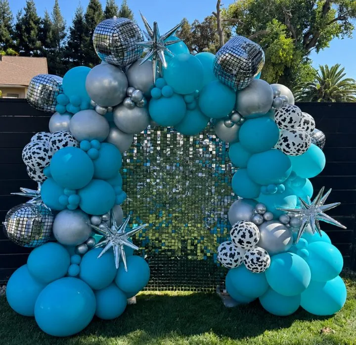 Shimmer Walls in Sacramento CA by Air Up Balloons
