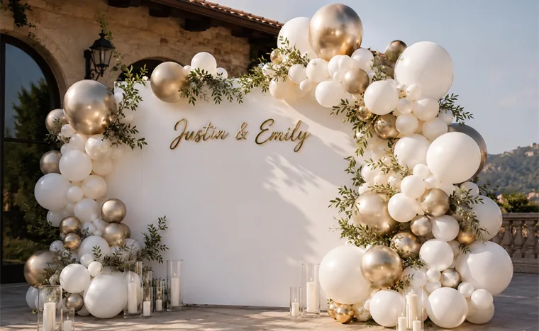 Wedding balloon decorations in Sacramento CA